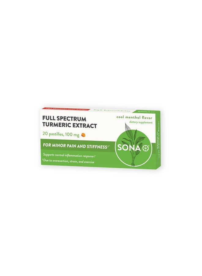 SONA Turmeric Pastilles Dissolves In Mouth 600% Higher Absorption Of Curcumin Compared To Capsules - Image 1