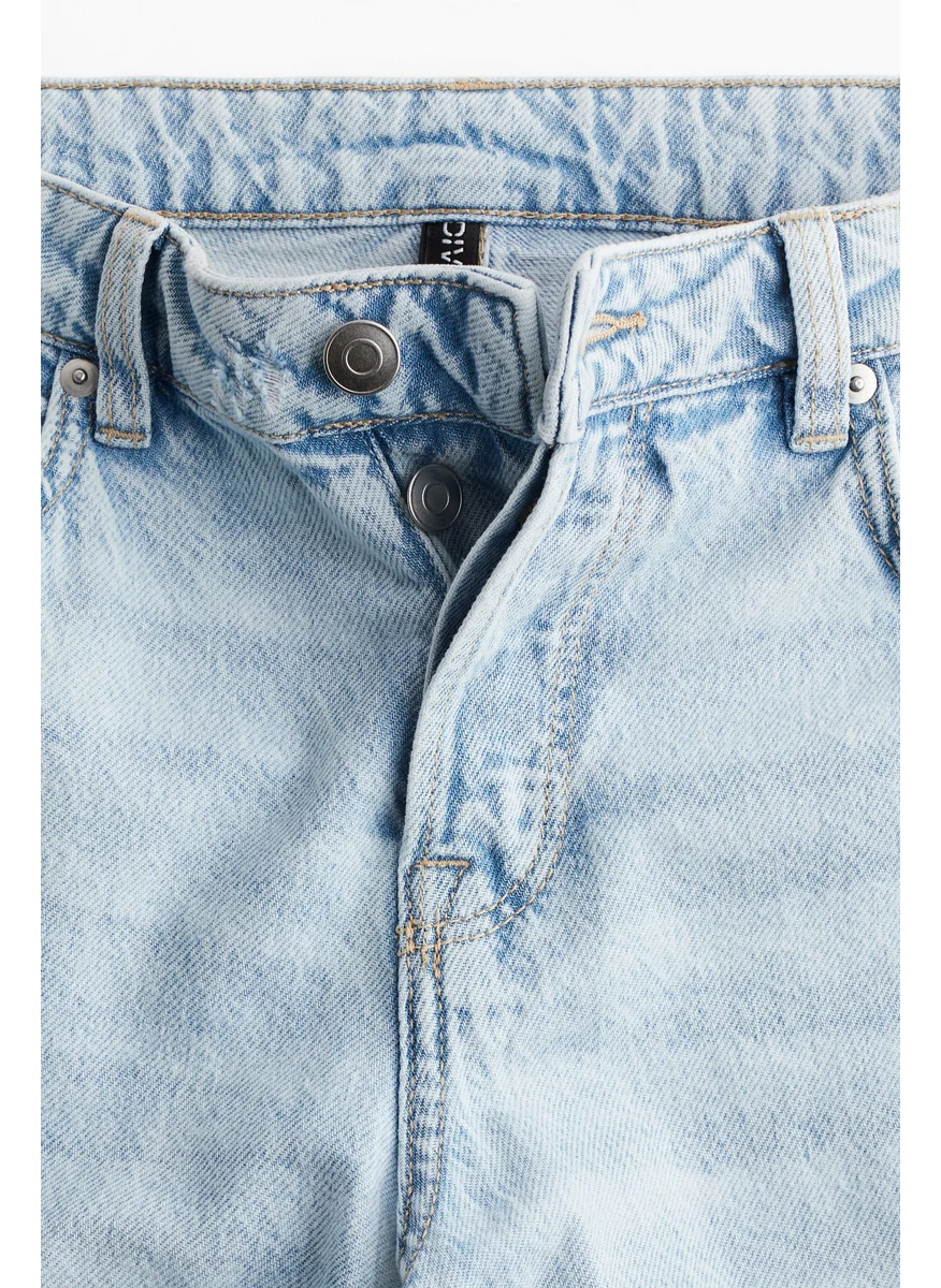 H&M Barrel High Cropped Jeans