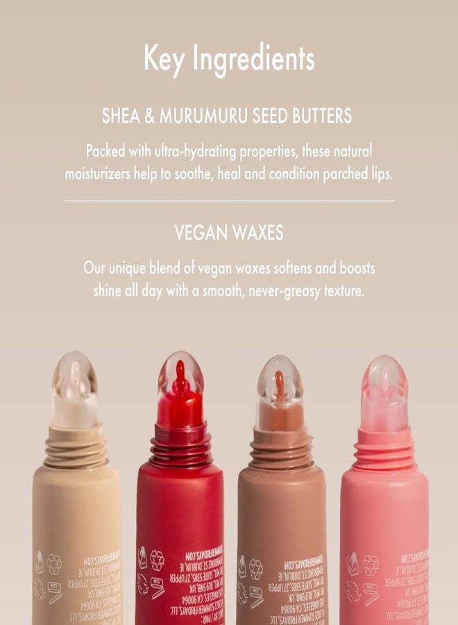 Summer Fridays Lip Butter Balm - Moisturizing Lip Gloss for Instant Shine + Sheer Color - With Nourishing Shea Butter - Everyday Makeup + Skin Care Summer Essentials - Vegan - Pink Guava (.5 Oz) - Image 5