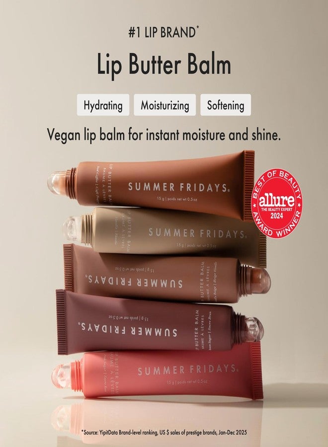 Summer Fridays Lip Butter Balm - Moisturizing Lip Gloss for Instant Shine + Sheer Color - With Nourishing Shea Butter - Everyday Makeup + Skin Care Summer Essentials - Vegan - Pink Guava (.5 Oz) - Image 3