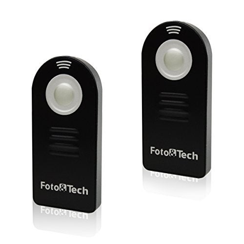 Foto&Tech 2 PCS FTML-L3 Wireless Remote Control Compatible with Nikon D7500 D750 D3400 D3300 D3200 D5500 D5300 D5200 D5100 D7200 D7100 D7000 D610 D600 D60 D70 D80 D90/COOLPIX P900 P7800 P7700 A/J2/V3 - Image 1