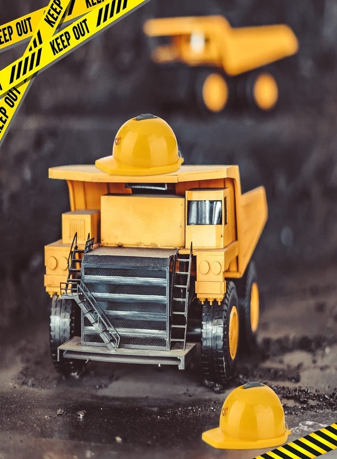 Bonuci 12 Pcs Construction Party Favors Mini Flashlight Keychain Miniature Helmet Flashlight Small Safety Hat Keychain for Man Construction Themed Birthday Party Prizes Supplies Gifts - Image 4