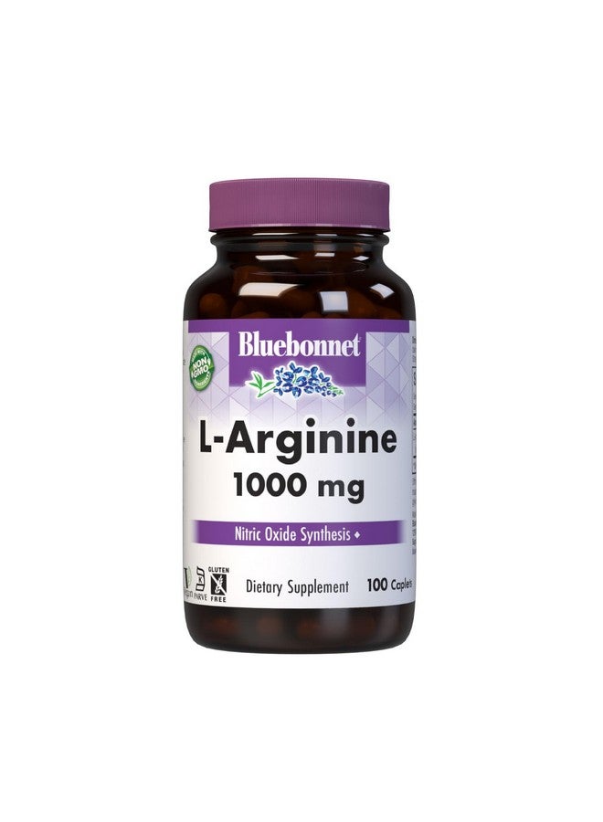 Bluebonnet LArginine 1000 Mg Vitamin Capsules, 100 Count - Image 1
