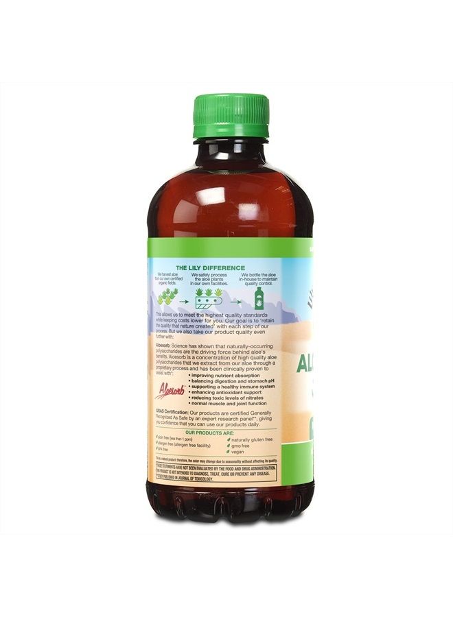 Lily Of the Desert Aloe Vera Juice - Whole Leaf Filtered Aloe Vera Drink, Organic Aloe Juice with Natural Vitamins, Digestive Enzymes for Gut Health, Wellness, Glowing Skin, 32 Fl Oz (Pack of 2) - Image 3