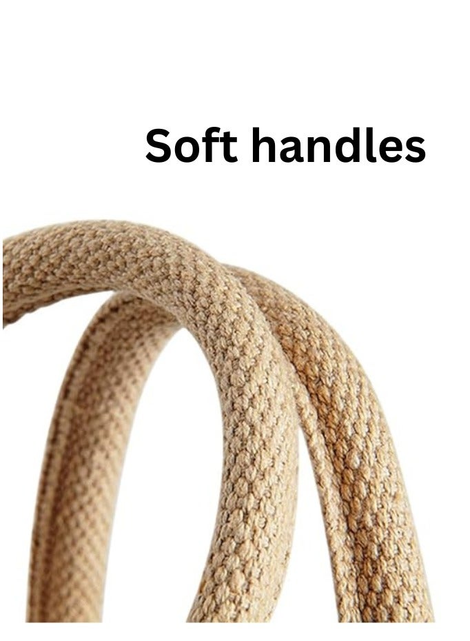 Pearl Coast EcoChic Jute Tote Bags | Pack of 12 | Durable, Stylish & Reusable - Image 5