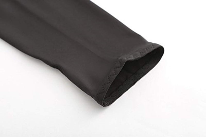 WoLover Women Cooling Shawl Arm Sleeve with Finger Hole, Comfortable & Breathable, Anti-UV, Ladies Sun Protection Cooler Shrug (Black) - Image 5