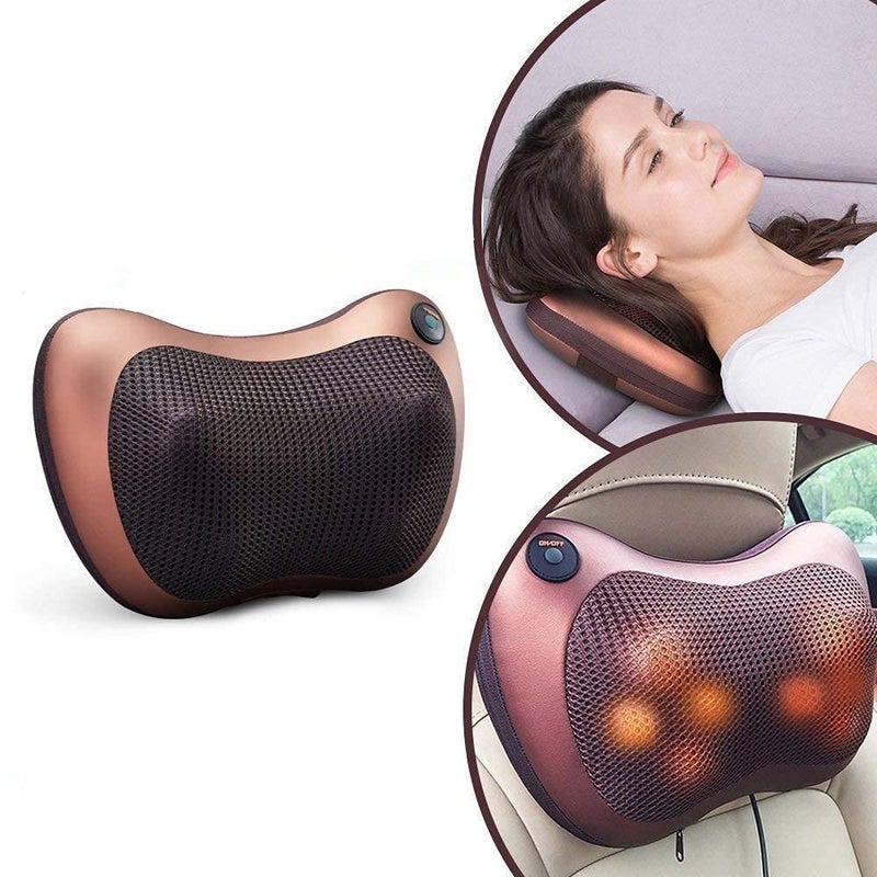 Clopic Back Neck Massager with Heat Massage Pillow with Deep Tissue Kneading for Shoulders Lower Back Leg Calf Body Muscle, Gifts for Mom Dad at Car Home Office Chair - Image 1