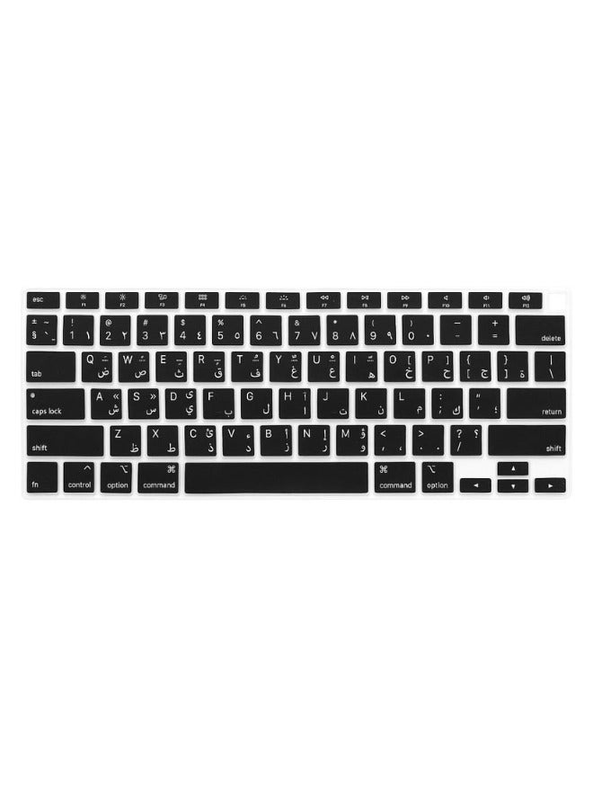 ProElife ProElife Arabic Language Ultra Thin Silicone Keyboard Cover for 2021 2020 MacBook Air 13 Inch A2179 and A2337 Apple M1 Chip (US Layout) with Touch ID... - Image 3