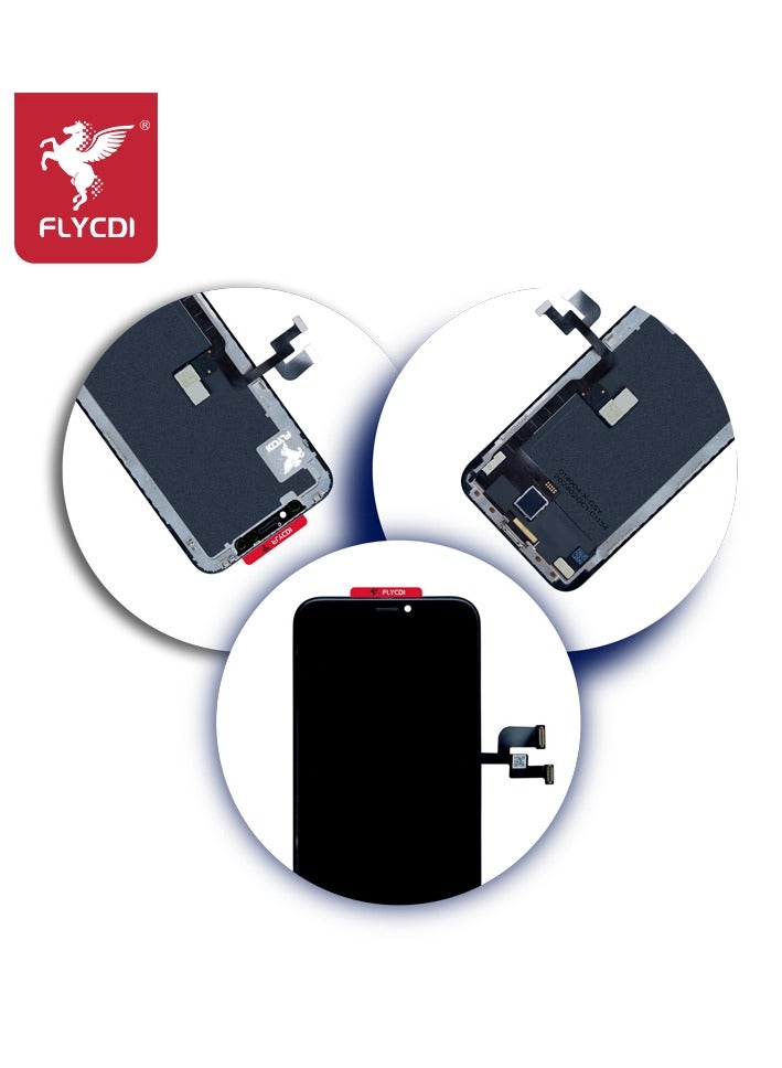 FLYCDI For iPhone X Hard OLED, LCD Display Screen Replacement Kit with Installation Tools, High Brightness, Wide Color Gamut, Mobile Phone Repair Parts - Image 3