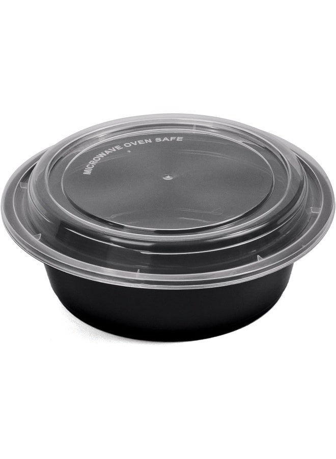 HTE Disposable Microwave Container With Lid 25 Pieces Ro32 - Image 2