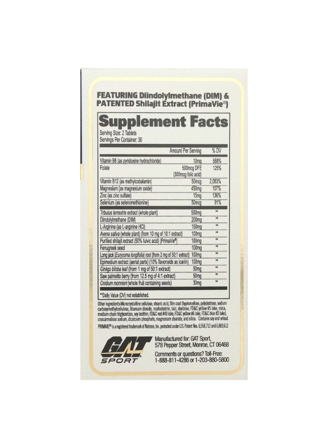 GAT SPORT Testrol Gold ES Testosterone Booster 60 Tablets - Image 2