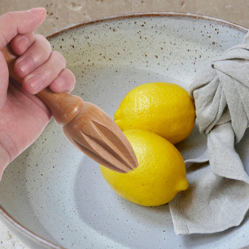 Beech Wood Citrus Cone Juicer Squeezer Fruit Drink Tools Manual Operated Smasher Kitchen Supplies - Image 5