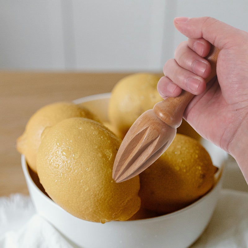 Beech Wood Citrus Cone Juicer Squeezer Fruit Drink Tools Manual Operated Smasher Kitchen Supplies - Image 2