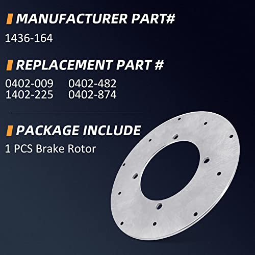 M MATI Front or Rear Brake Disc Rotor for Arctic Cat 250 300 400 500 650 700 Prowler 700 1000 1436-164 - Image 5