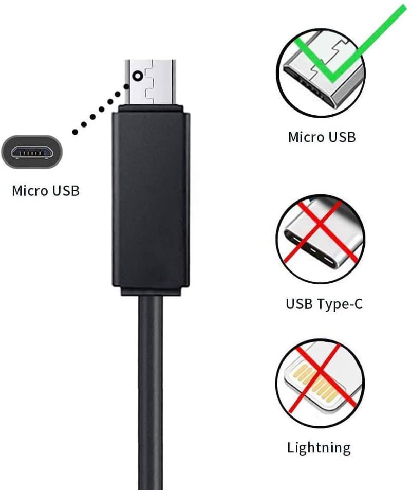 Sqrmekoko Replacement USB Charging Charger Power Supply Cable for Beats by Dr Dre Powerbeats 2, Powerbeats 3, Studio 2.0 Wireless Headphones and Pill Speakers (0.6ft) - Image 2