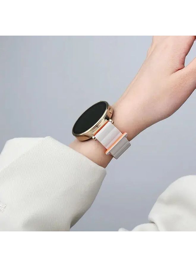 20mm Mixed Color Magnetic Silicone Strap Expandable Buckle For Galaxy Watch - Image 3