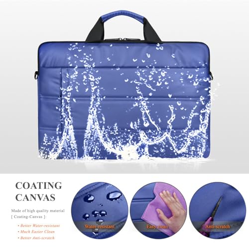 Probus Traveller Business Laptop Sleeve Sling Bag with Shoulder Strap for 13.3/15.6 inch Laptop (Blue, 13.3 Inch) - Image 5