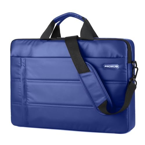 Probus Traveller Business Laptop Sleeve Sling Bag with Shoulder Strap for 13.3/15.6 inch Laptop (Blue, 13.3 Inch) - Image 1