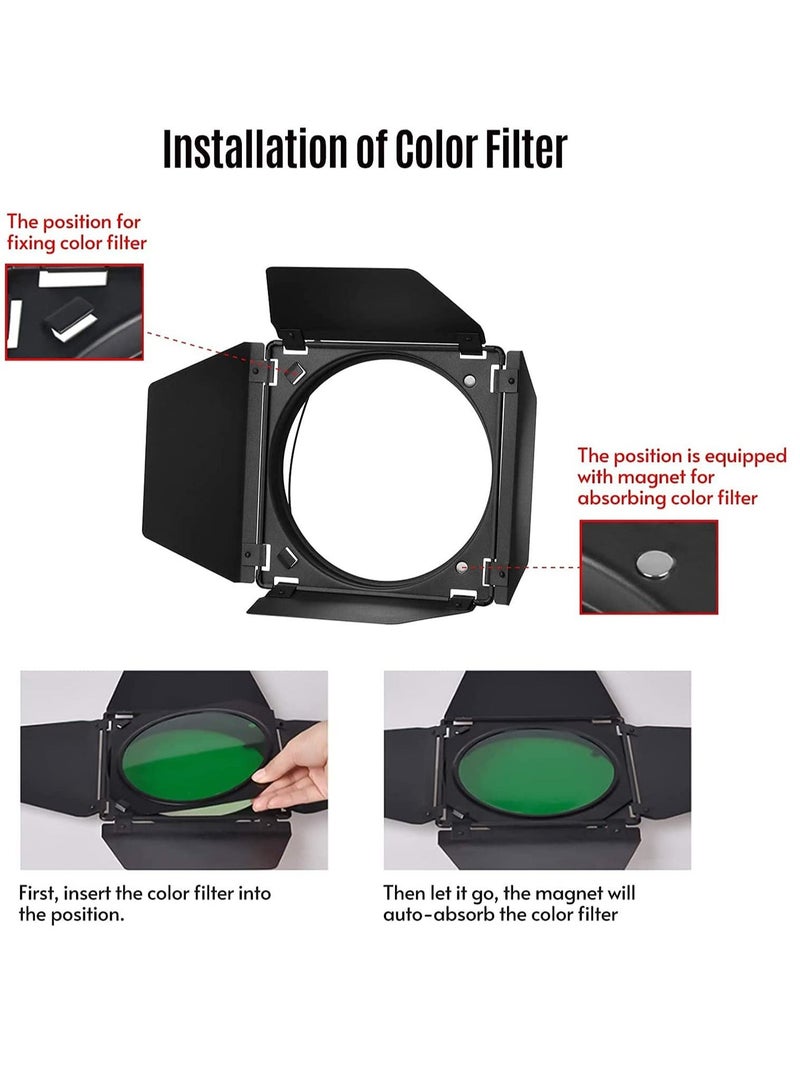 جبل عاكس مع باب الحشيرة شبكة النشال واللون مرشحات هلام للستروبات - Image 5