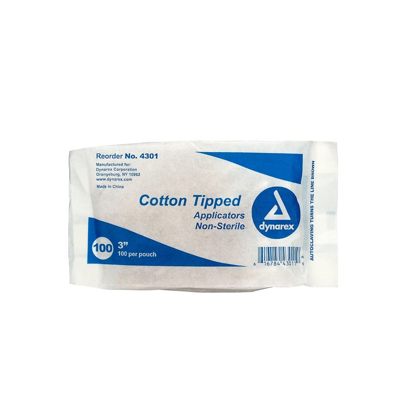 25400 NonSterile Cotton Tipped Applicators 3 Wood