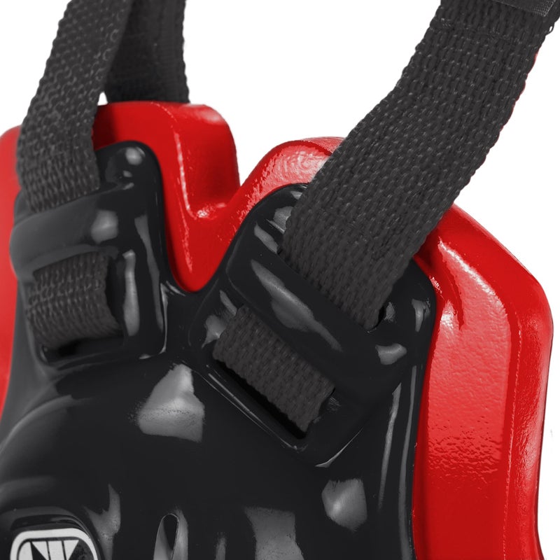 Cliff Keen Tornado Wrestling Headgear (Black/Scarlet/Black) - Image 4