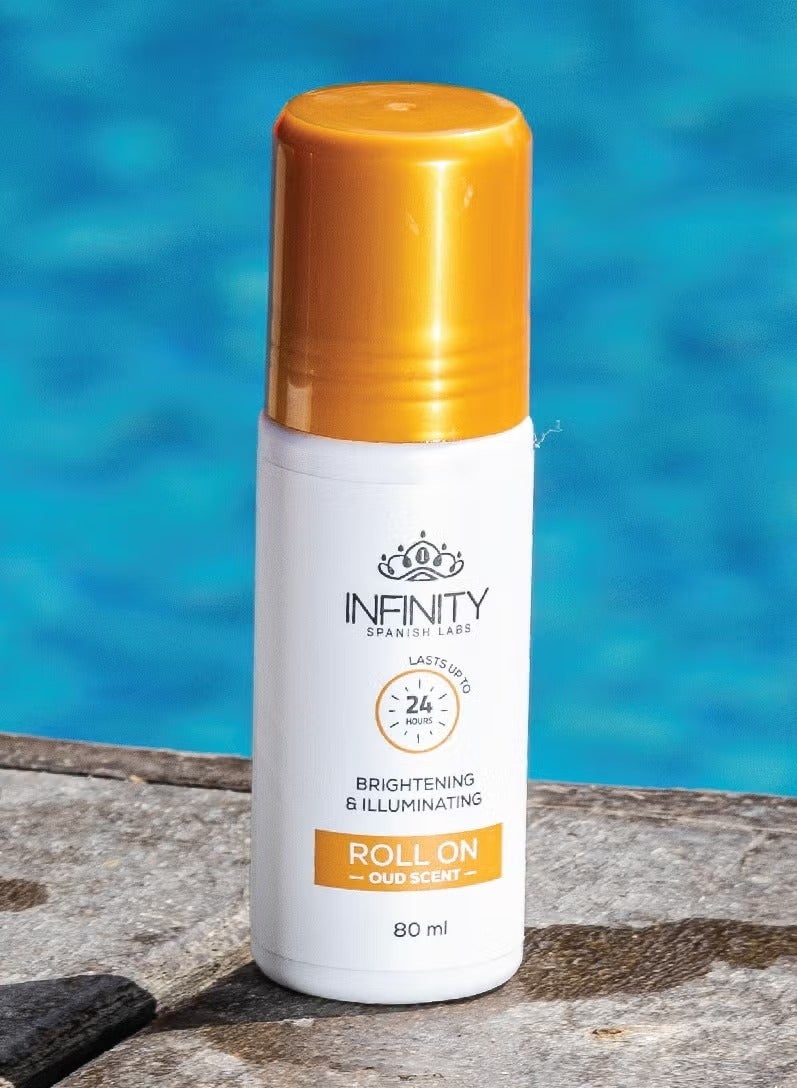 إينفينيتي رول أون لتفتيح البشرة وإضفاء النضارة عليها - برائحة العود اشتري 1 واحصل على 1 مجانا - Image 3
