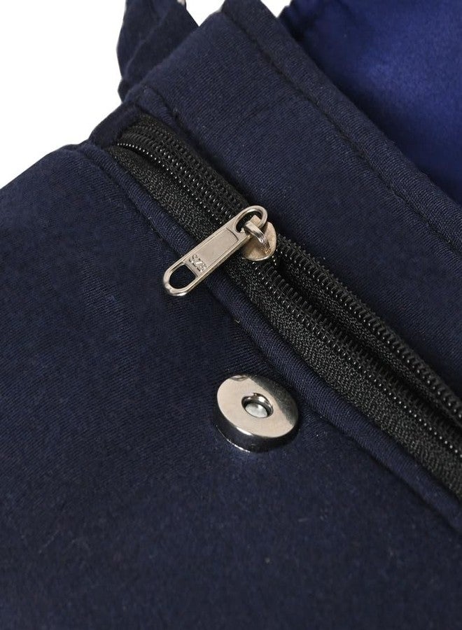 Coco Candy Women's Casual Lightweight Stylish Handbag | Floral Navy Blue Sling Bag for Women - Perfect for Daily Use - Image 2