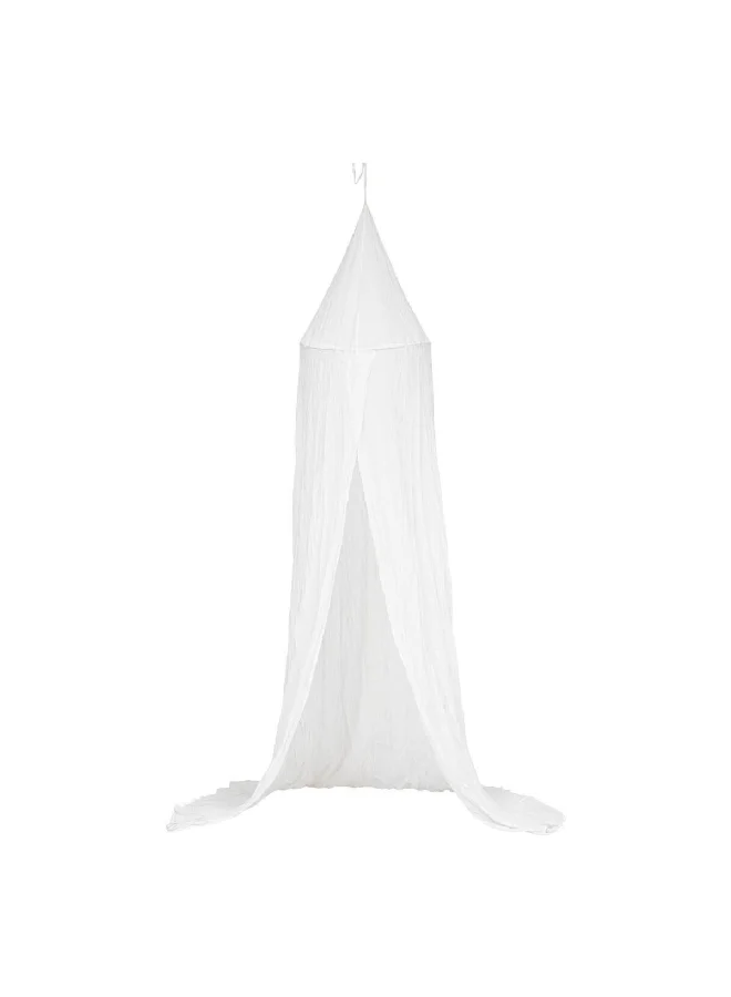 atmosphera High-Quality Lili Cotton Gauze Bed Canopy White 350 cm 195899A