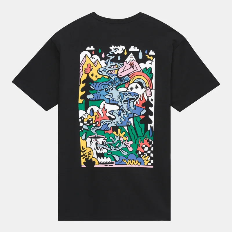 فانز Men's Hannah Eddy Off The Wall T-Shirt