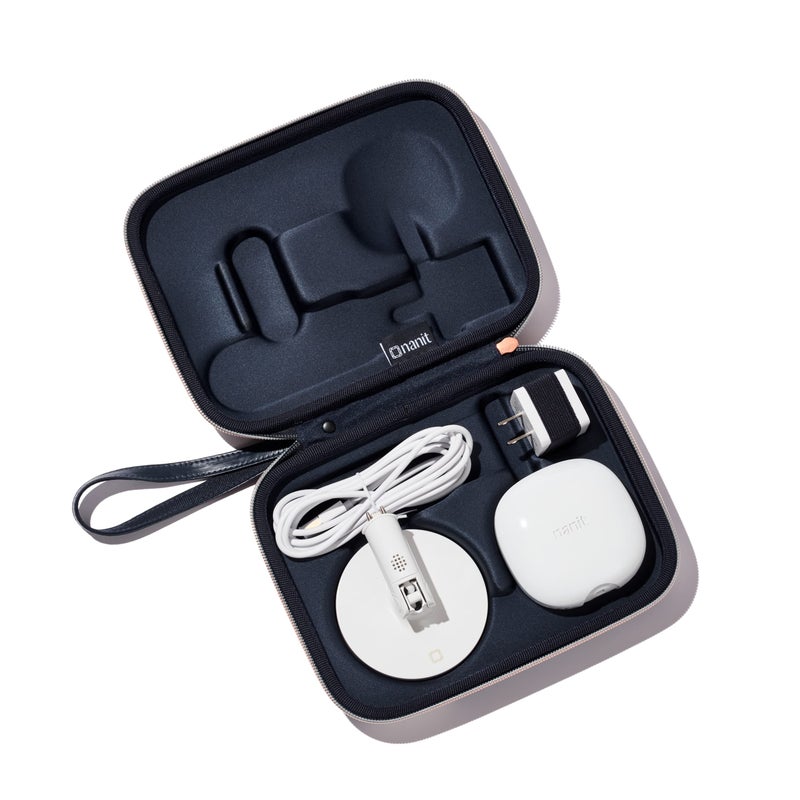 Nanit Travel Case â€“ Protective Hard Shell Carrying Case for Nanit Pro Baby Monitor and Multi-Stand Travel Accessory, Abstract Stripe - Image 2