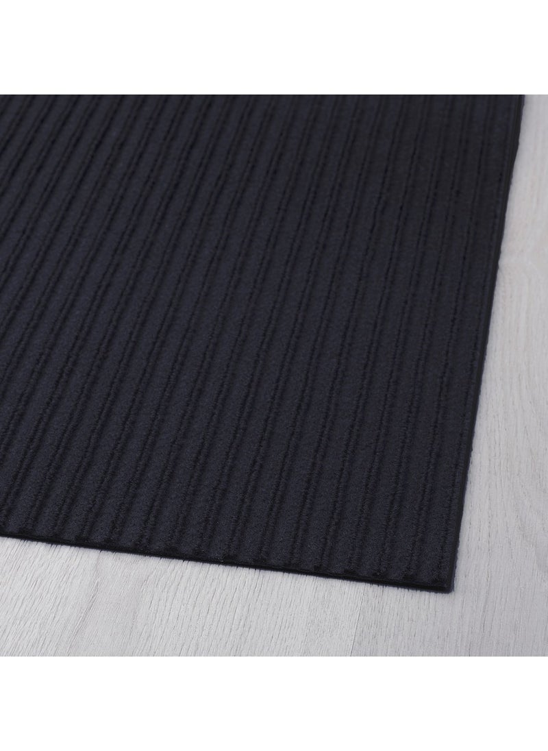 ماركة غير محددة سجادة باب، أزرق داكن، 35x55 سم  - Image 2
