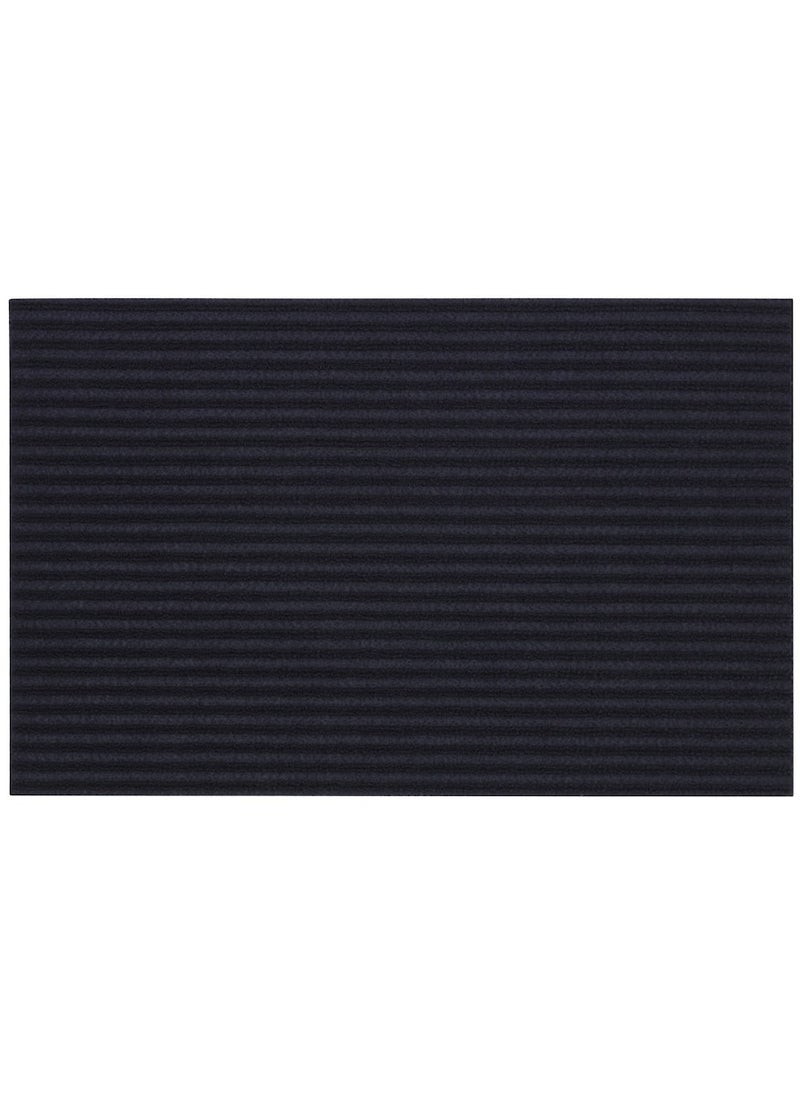 ماركة غير محددة سجادة باب، أزرق داكن، 35x55 سم  - Image 1