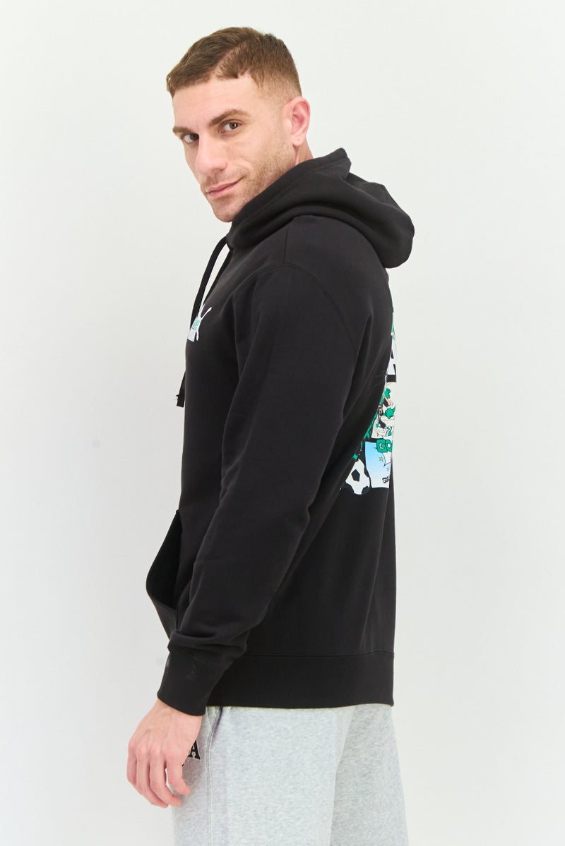 PUMA Men Sportswear Fit Long Sleeve Outdoor Hoodie, Black  - Image 2