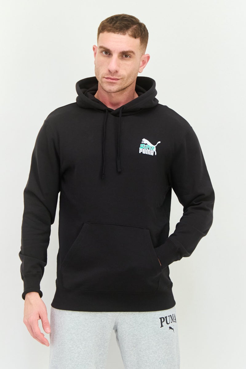 PUMA Men Sportswear Fit Long Sleeve Outdoor Hoodie, Black  - Image 1