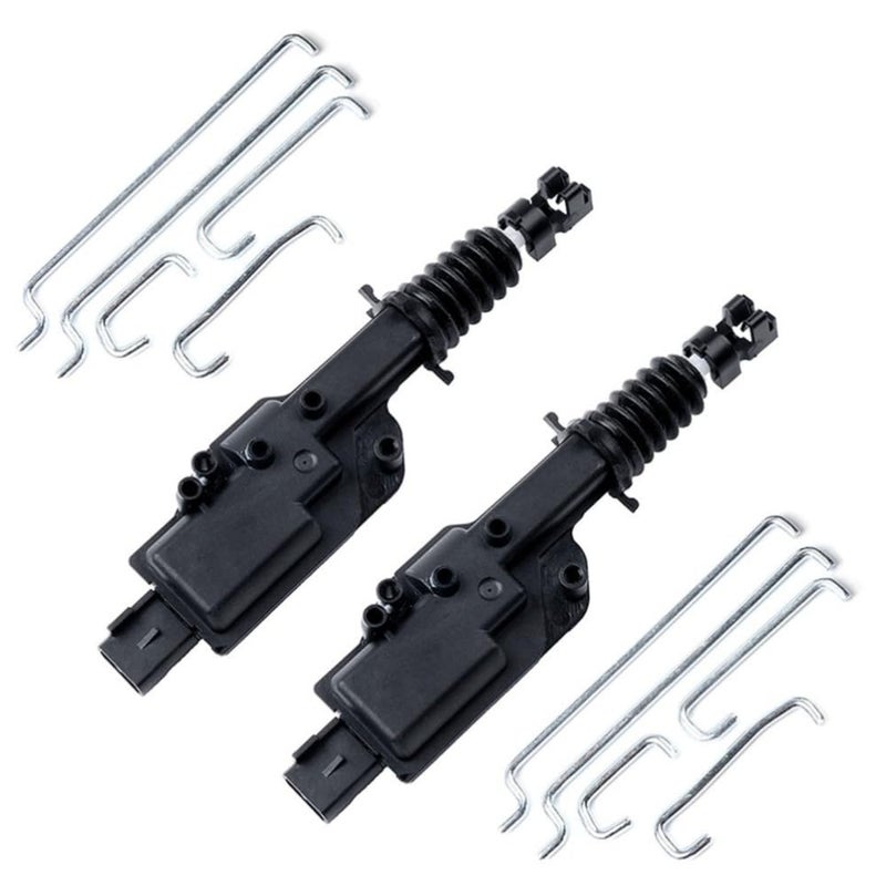 Door Lock Actuator Set Front And Rear Replacement Kit 2 Piece - Image 4