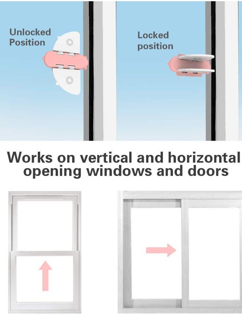 Generic - Sliding Door Lock (3 Pack), Child Safety Lock for Sliding Window Lock with Strong Adhesive Tape for Shower Sliding Door, Patio, Closet, Shutter and More - Image 1