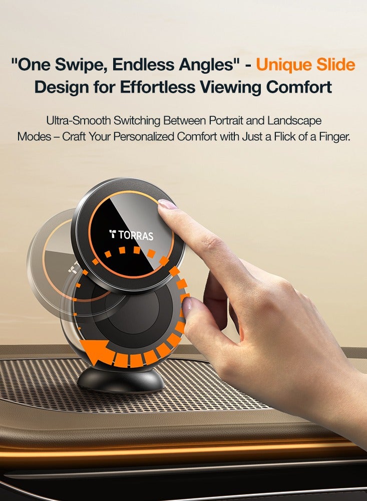 حامل هاتف مغناطيسي جديد 2025 مع نظام MagSafe، حامل لوحة القيادة، حامل موبايل متعدد الوظائف للتنقل - - Image 4