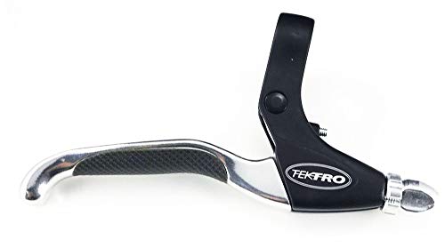 TEKTRO New Tektro CL535-RT+CL530-RS MTB BMX HYBRID Brake Lever Silver With Bell by Tektro - Image 3