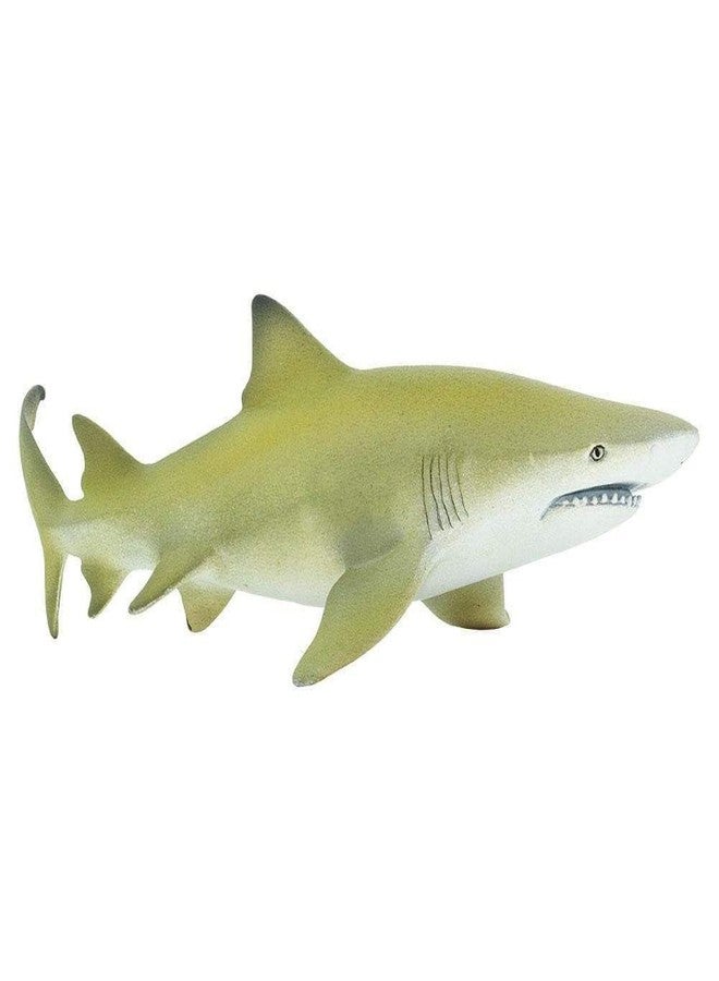 Safari Ltd. Lemon Shark Figurine- Realistic 5.75" PlasticFigure - Educational Toy for Boys, Girls and Kids Ages 3+ - Image 1
