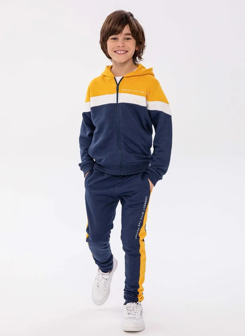 مينوتي Teen Boys  Hooded Zip Thru And Jogpant Set