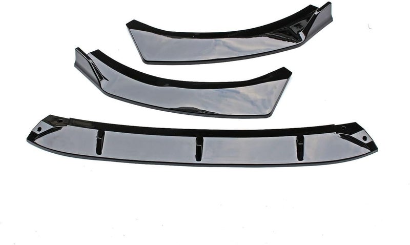 NTING Front Bumper Lip for 2021-2024 Kia K5, ABS Body Kit Chin Spoiler Diffuser, Gloss Black - Image 2