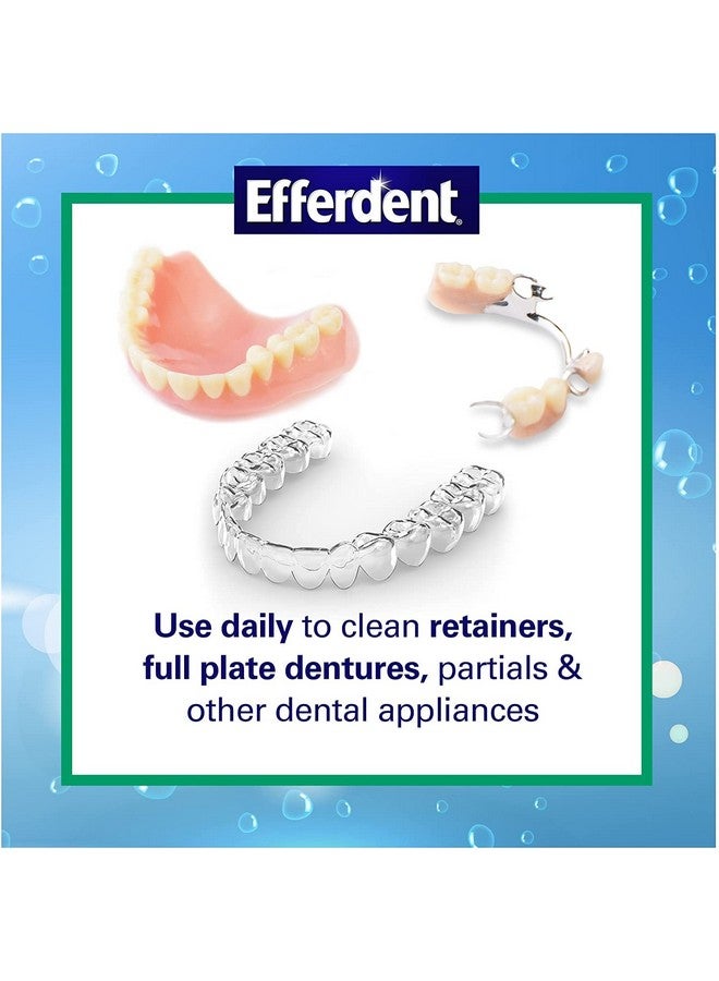 Efferdent Retainer Cleaning Tablets, Denture Cleaning Tablets For Dental Appliances, Minty Fresh & Clean, 44 Count (Pack Of 5) - Image 2