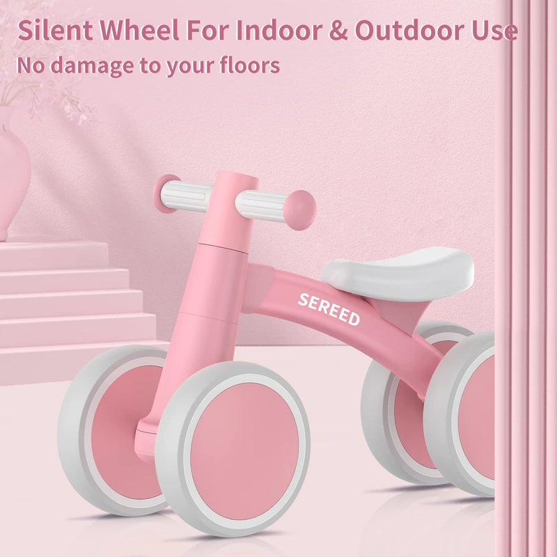 SEREED Baby Balance Bike for 1 Year Old Boys Girls 12-24 Month Toddler Balance Bike, 4 Wheels Toddler First Bike, First Birthday Gifts - Image 5