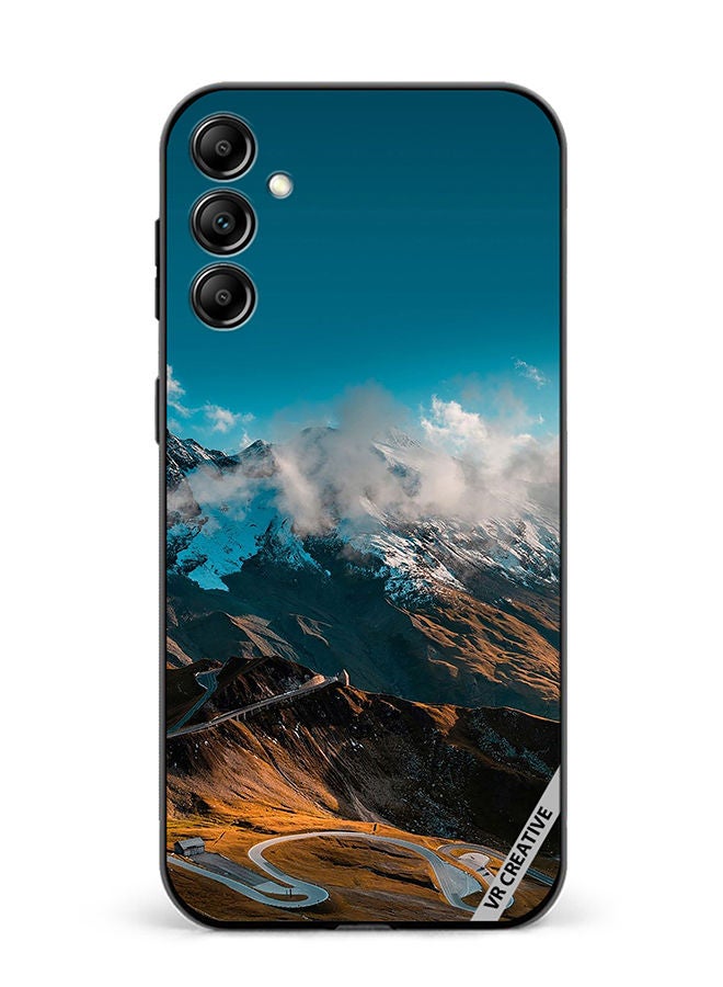 VR CREATIVE Protective Case Cover For Samsung Galaxy A34 Road And Mountains Design Multicolour - Image 1