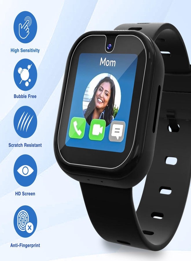 Tiorecime 2 Pack Tempered Glass Screen Protector for SyncUP Kids Watch 2 with Auto-Alignment Installation Frame, HD Clear Scratch Resistant Protective Film Compatible with SyncUP Kids Watch 2 - Image 3