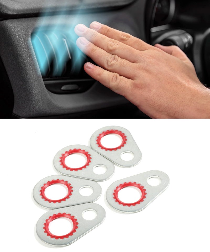 bylikeho A/C O Ring Kit,Car Accessories Gasket,O Ring Assortment Kit,AC O Ring Kit,60pcs AC Seal Kit,A/C Compressor Seal Kit,Automotive Replacement Seal Gasket,AC Gasket Kit - Image 5