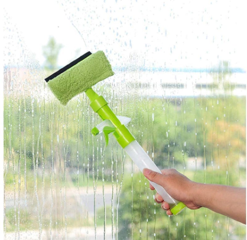 CRACK Glass Wiper Car Window Cleaner 3 in 1 Spray Type Cleaning Easy Glass Wiper Window Cleaning Wiper Spray Bottle Sprayer Glass Wiper Window Mirror Cleaning for Bathroom Tiles - Image 3
