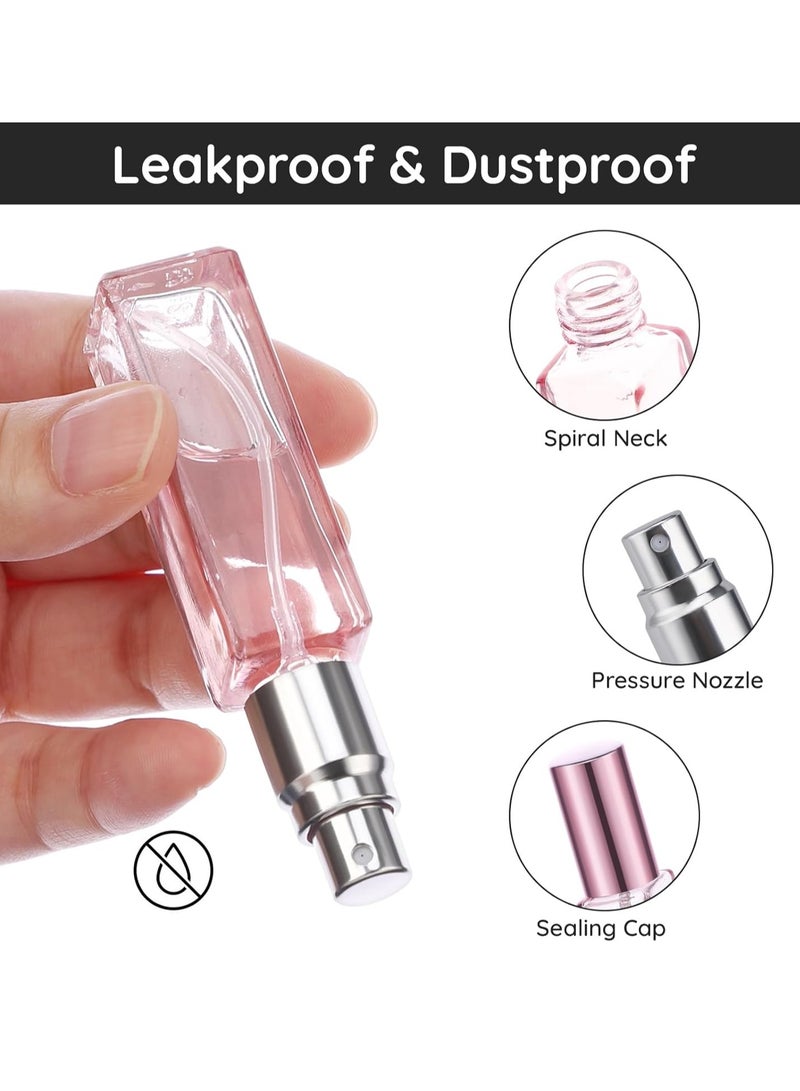 Segbeauty 5pcs 10ML Perfume Travel Refillable, Mini Cologne Perfume Bottles Empty, Portable Atomizer Sprayer for Perfume Travel Size Spray Bottle Pocket Glass Spray Bottles Toiletries Sample Dispenser - Image 2