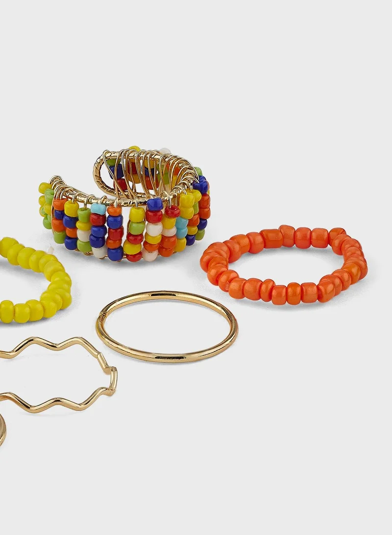 Ginger 6 Pack Mix Ring Set