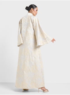 Khizana Printed Abaya With Sheila  - Image 2